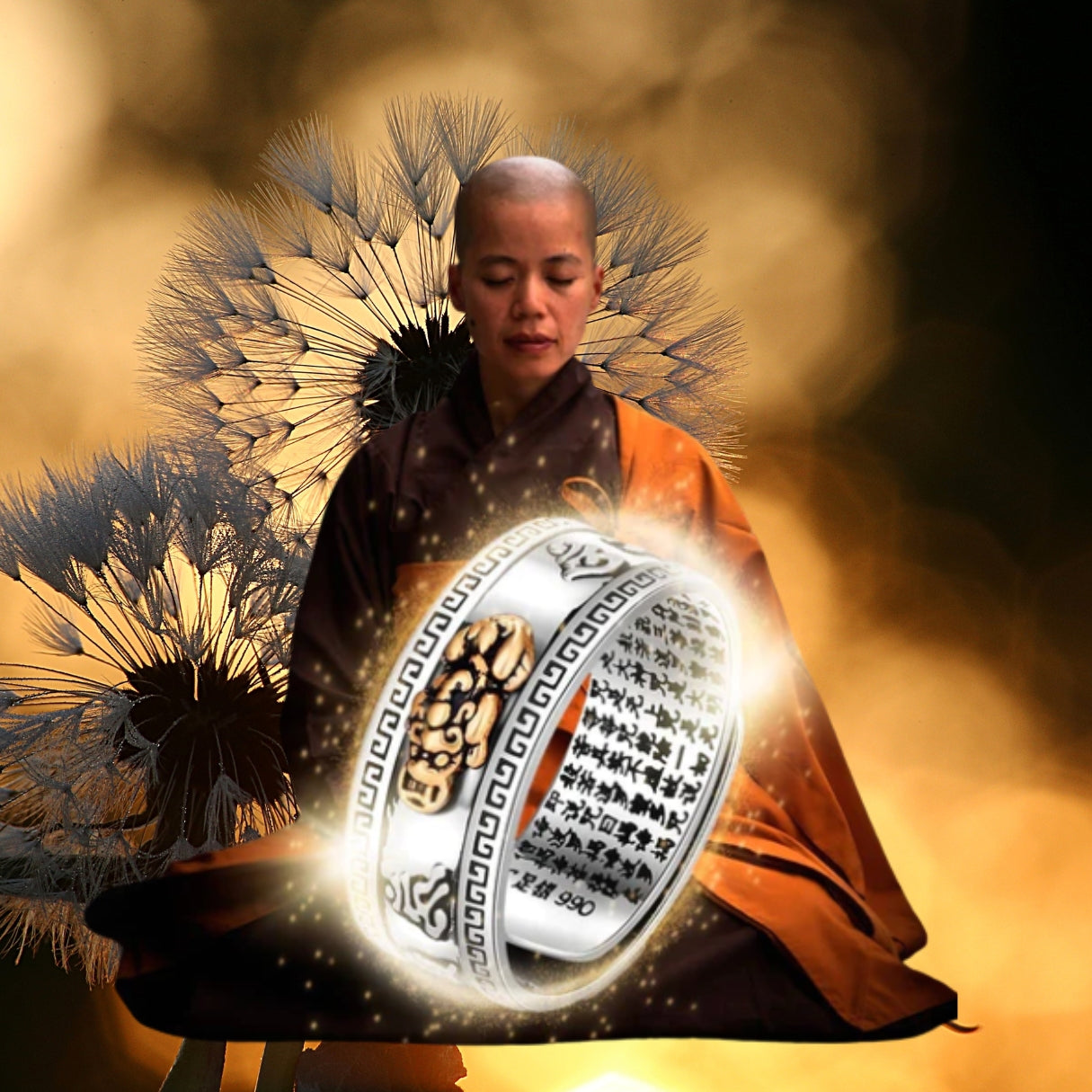 ANILLO FENG SHUI PIXIU INVOCADOR DE RIQUEZA - 2X1 HOY